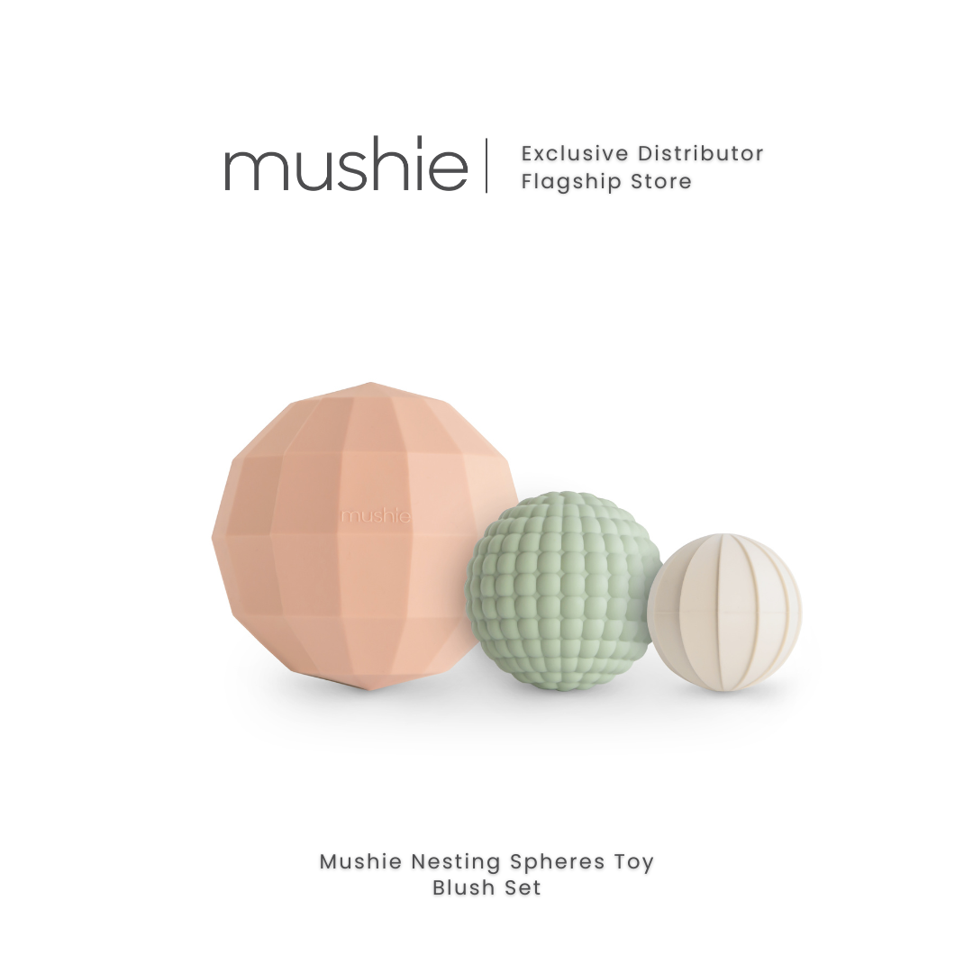 Mushie Nesting Spheres Sensory Toy