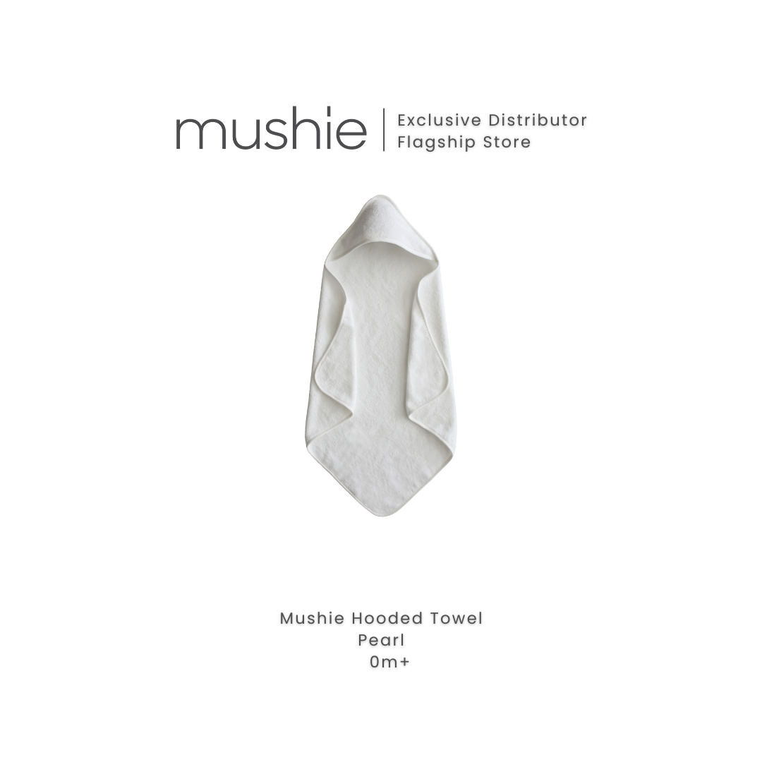 MUSHIE Organic Cotton Baby Hooded Towel
