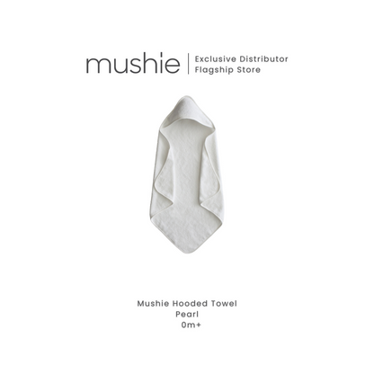 MUSHIE Organic Cotton Baby Hooded Towel