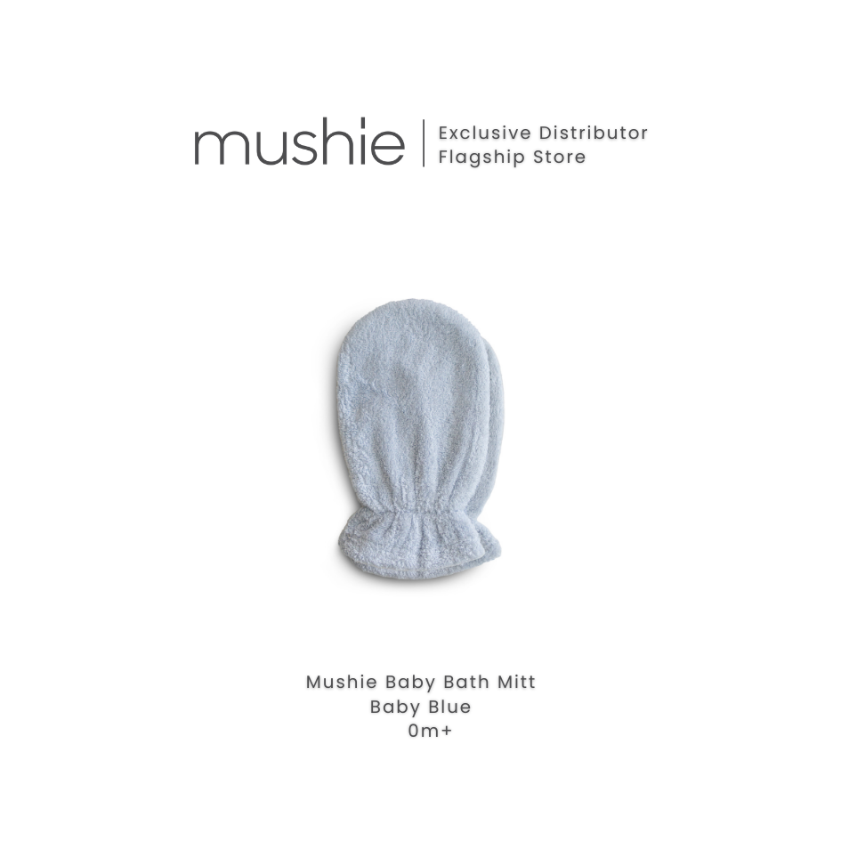 MUSHIE Organic Cotton Bath Mitt 2 Pack