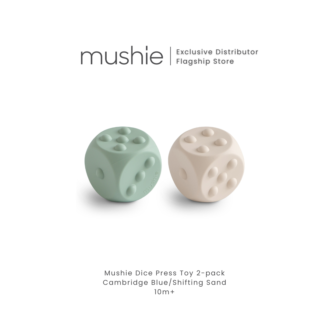 MUSHIE Dice Press Toy 2-Pack