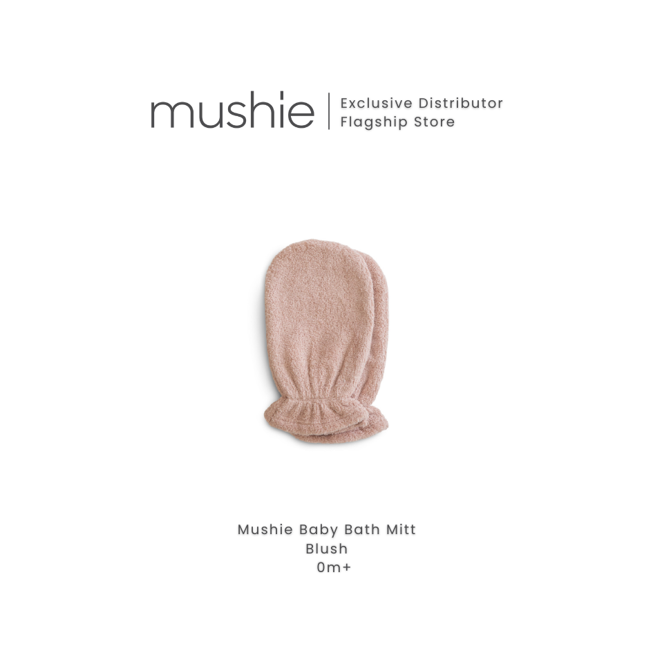 MUSHIE Organic Cotton Bath Mitt 2 Pack