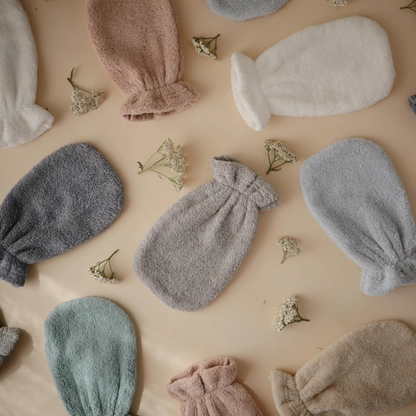 MUSHIE Organic Cotton Bath Mitt 2 Pack