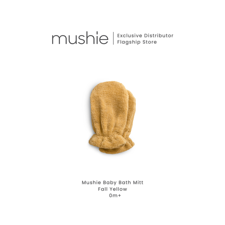 MUSHIE Organic Cotton Bath Mitt 2 Pack