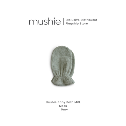 MUSHIE Organic Cotton Bath Mitt 2 Pack