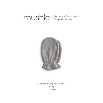 MUSHIE Organic Cotton Bath Mitt 2 Pack