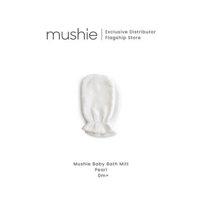 MUSHIE Organic Cotton Bath Mitt 2 Pack
