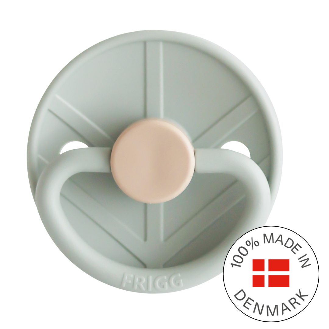 FRIGG Little Vikings Natural Rubber Latex Baby Pacifier (Single Pack)
