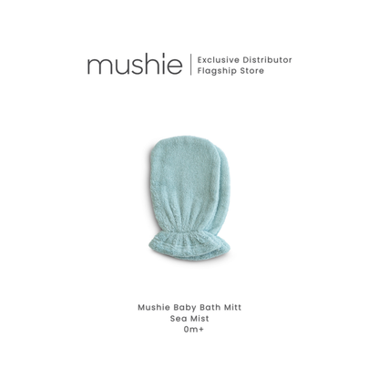 MUSHIE Organic Cotton Bath Mitt 2 Pack