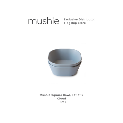 MUSHIE Square Dinnerware Bowl, Set of 2