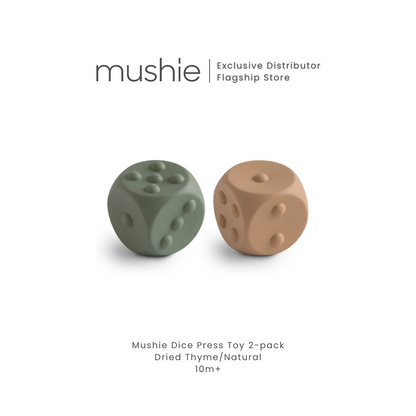 MUSHIE Dice Press Toy 2-Pack