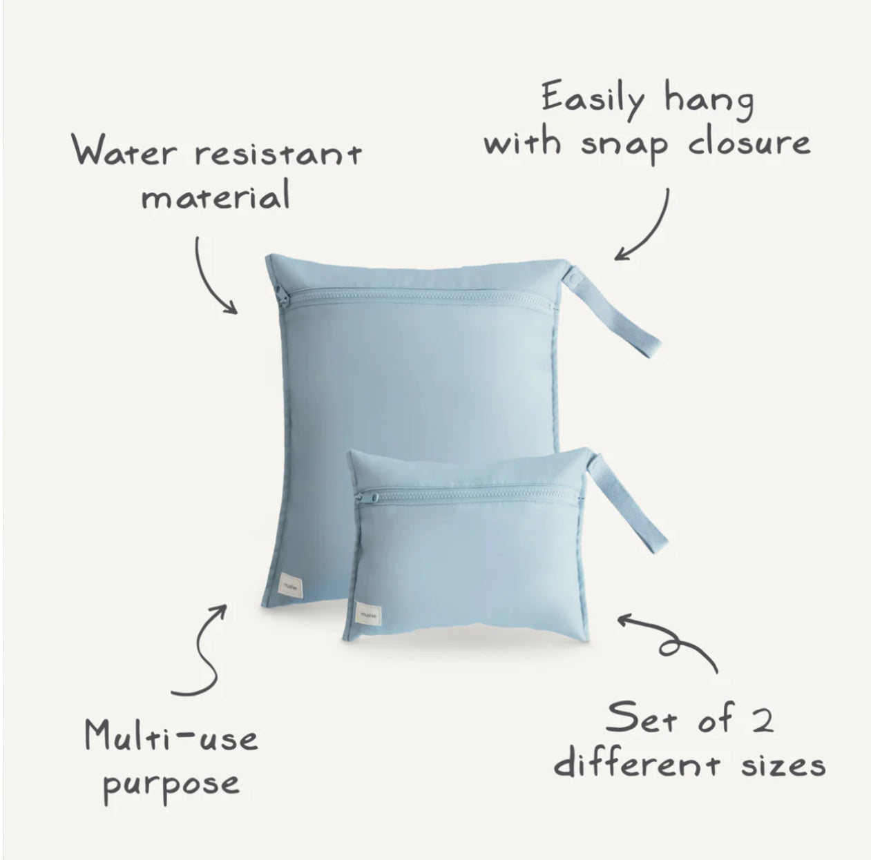 MUSHIE Water Resistant Wet Bag