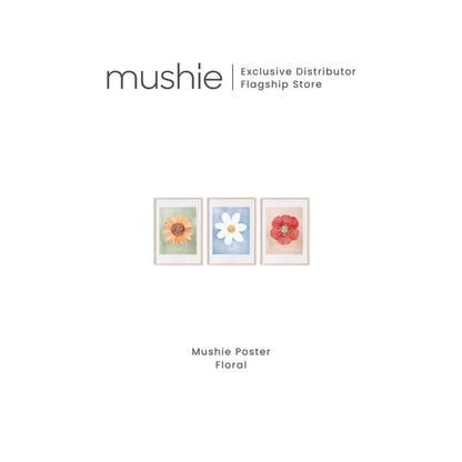 MUSHIE Floral Poster Set (Bloom/Love/Shine)