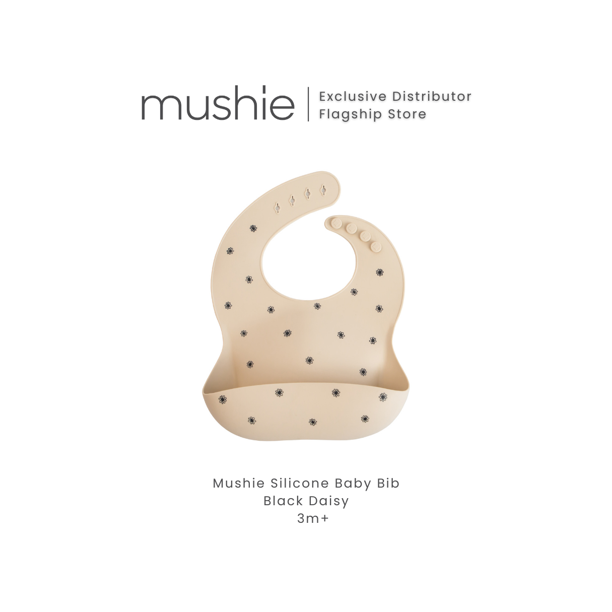 MUSHIE Silicone Baby Bib