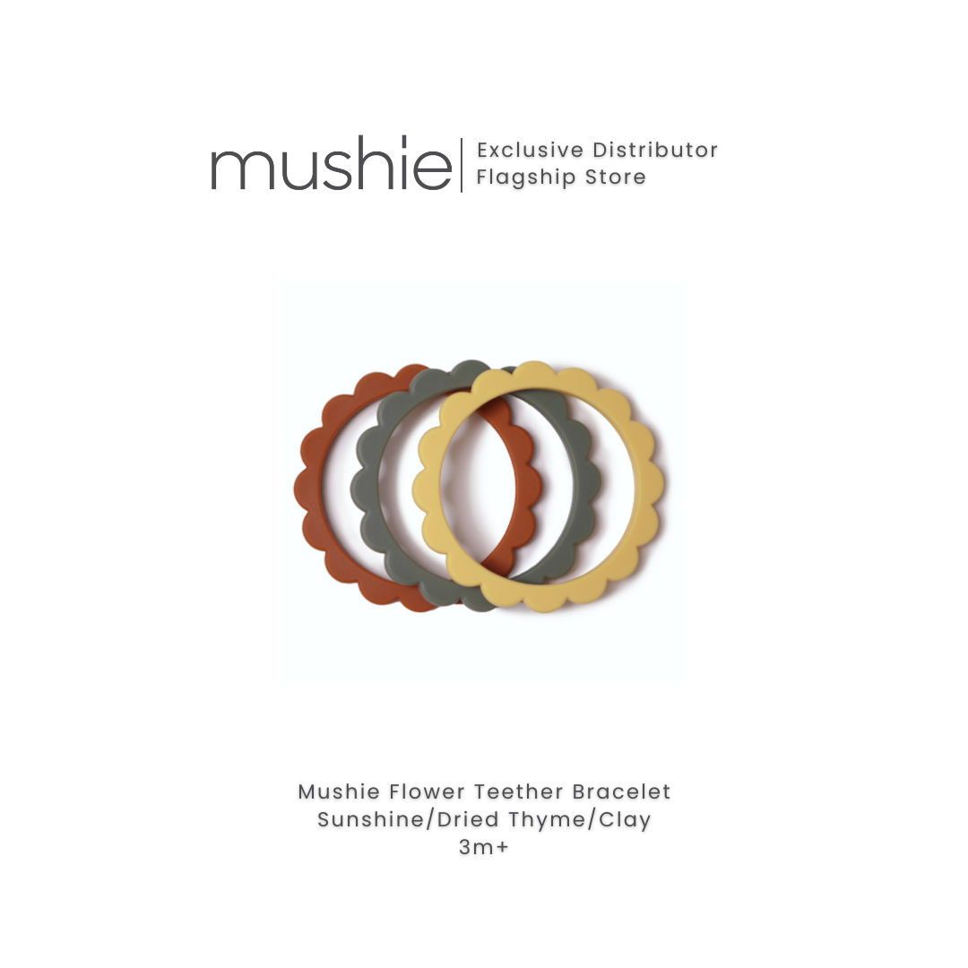 MUSHIE Flower Teether Bracelet