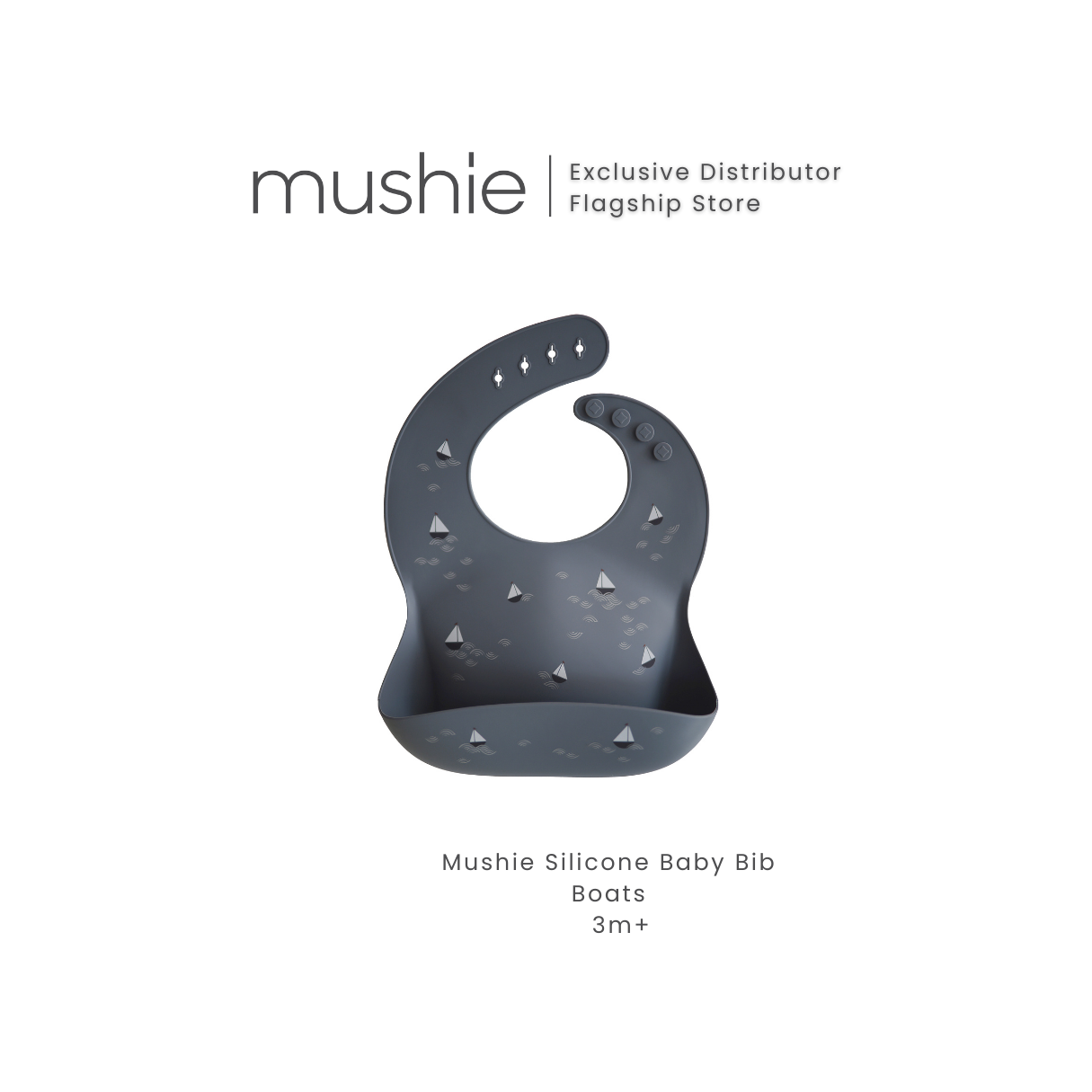 MUSHIE Silicone Baby Bib