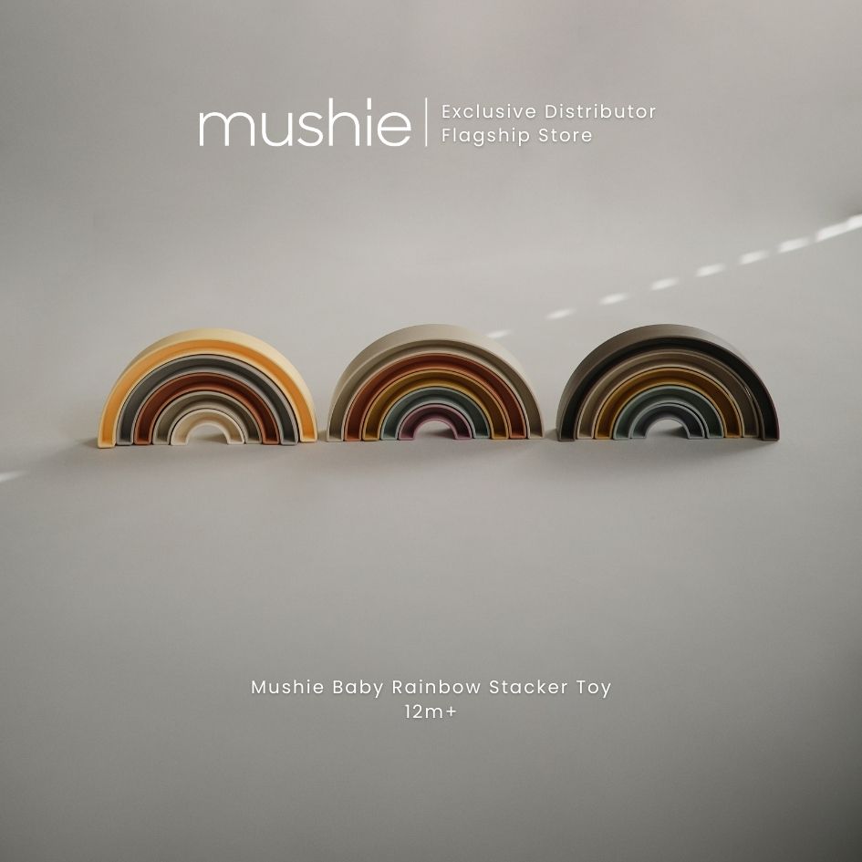 MUSHIE Rainbow Stacker Toy