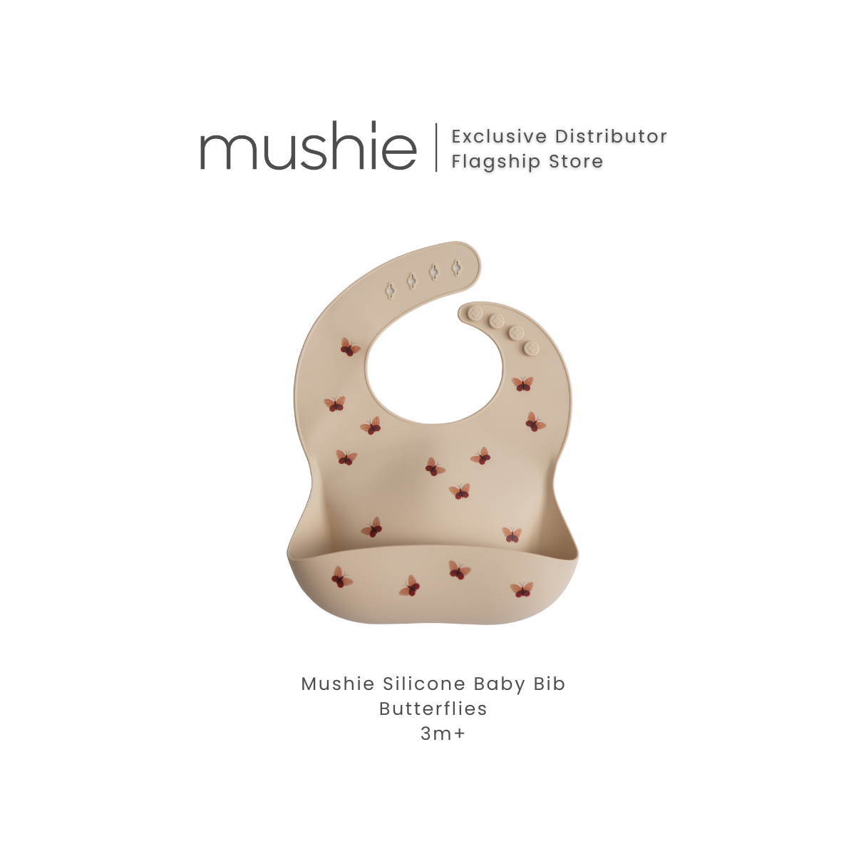 MUSHIE Silicone Baby Bib