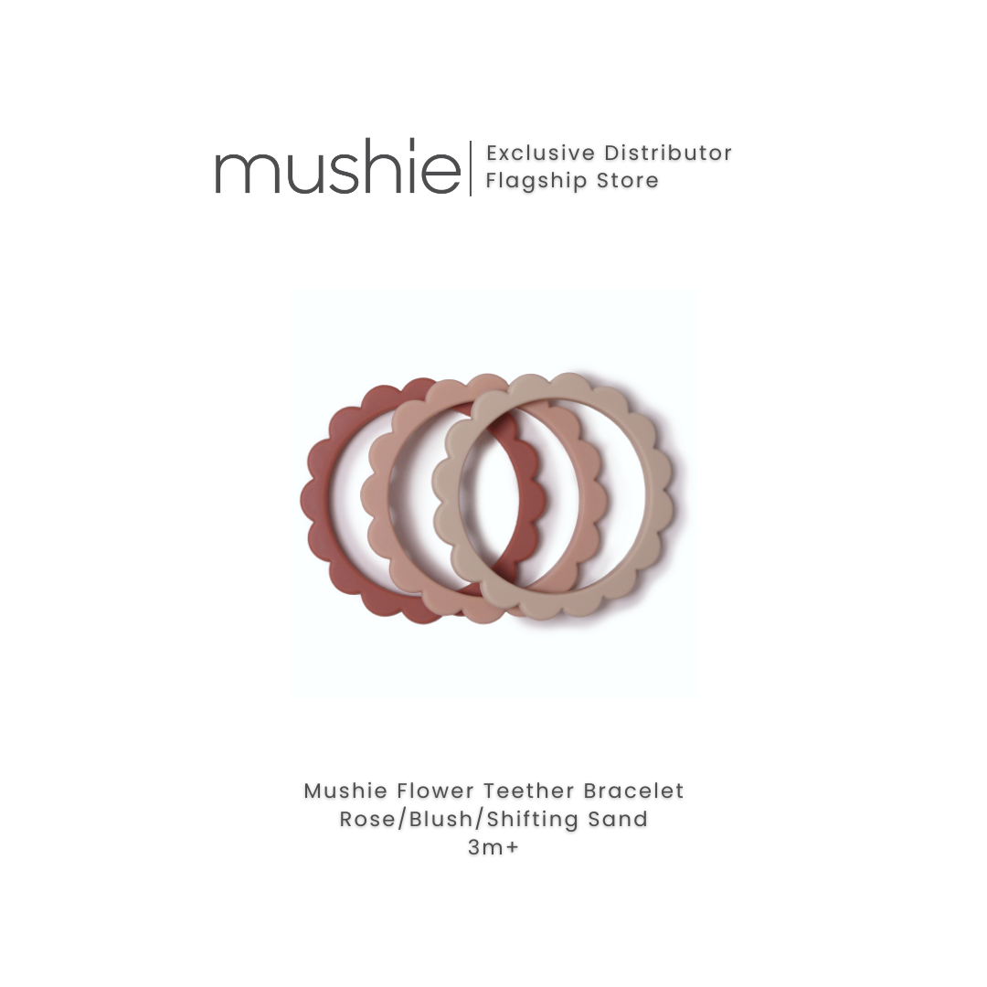 MUSHIE Flower Teether Bracelet