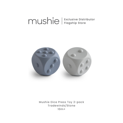 MUSHIE Dice Press Toy 2-Pack