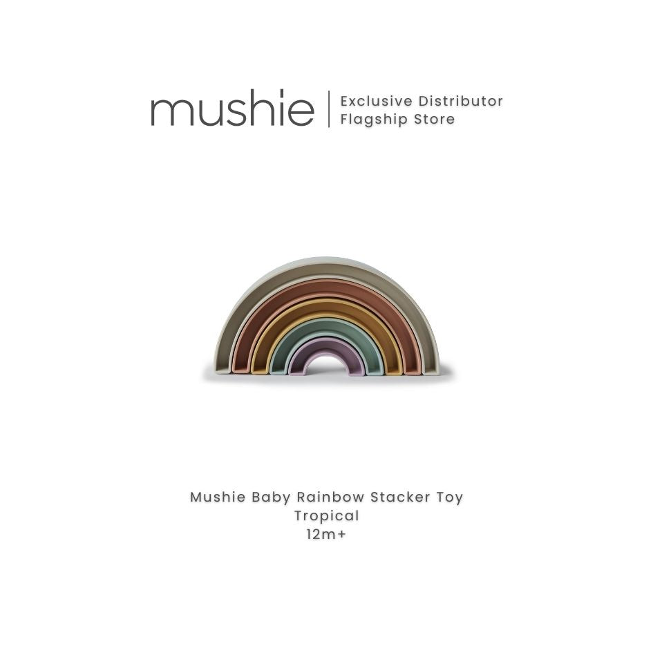 MUSHIE Rainbow Stacker Toy