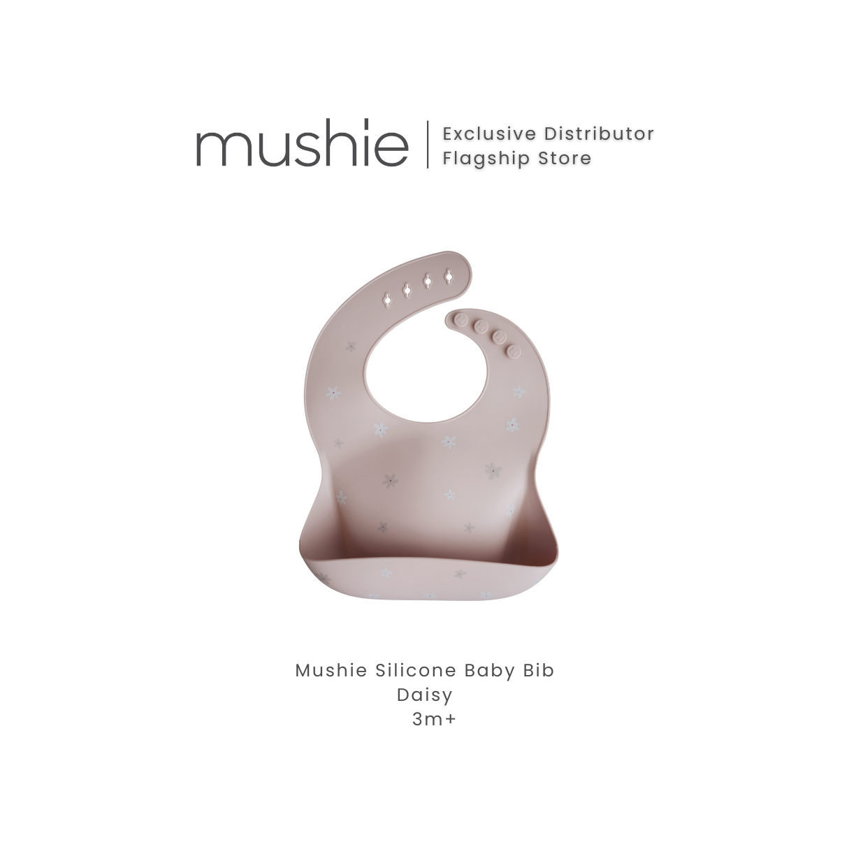 MUSHIE Silicone Baby Bib