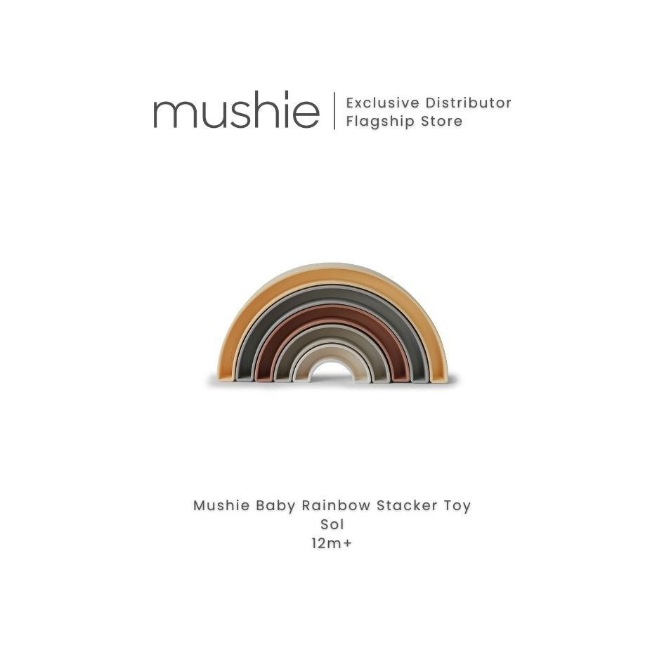 MUSHIE Rainbow Stacker Toy