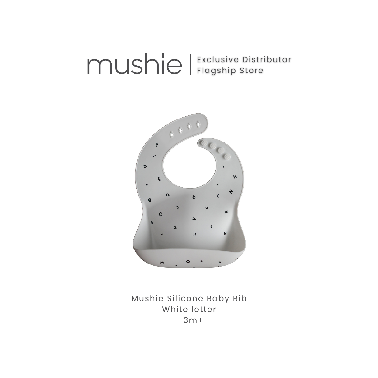 MUSHIE Silicone Baby Bib
