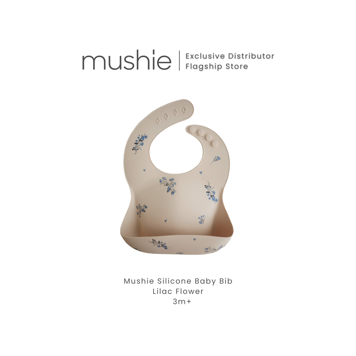 MUSHIE Silicone Baby Bib