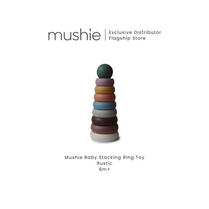 MUSHIE Stacking Rings Ringtower Toy