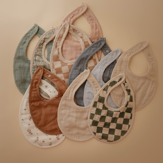 MUSHIE  Muslin Bib 2 - Pack
