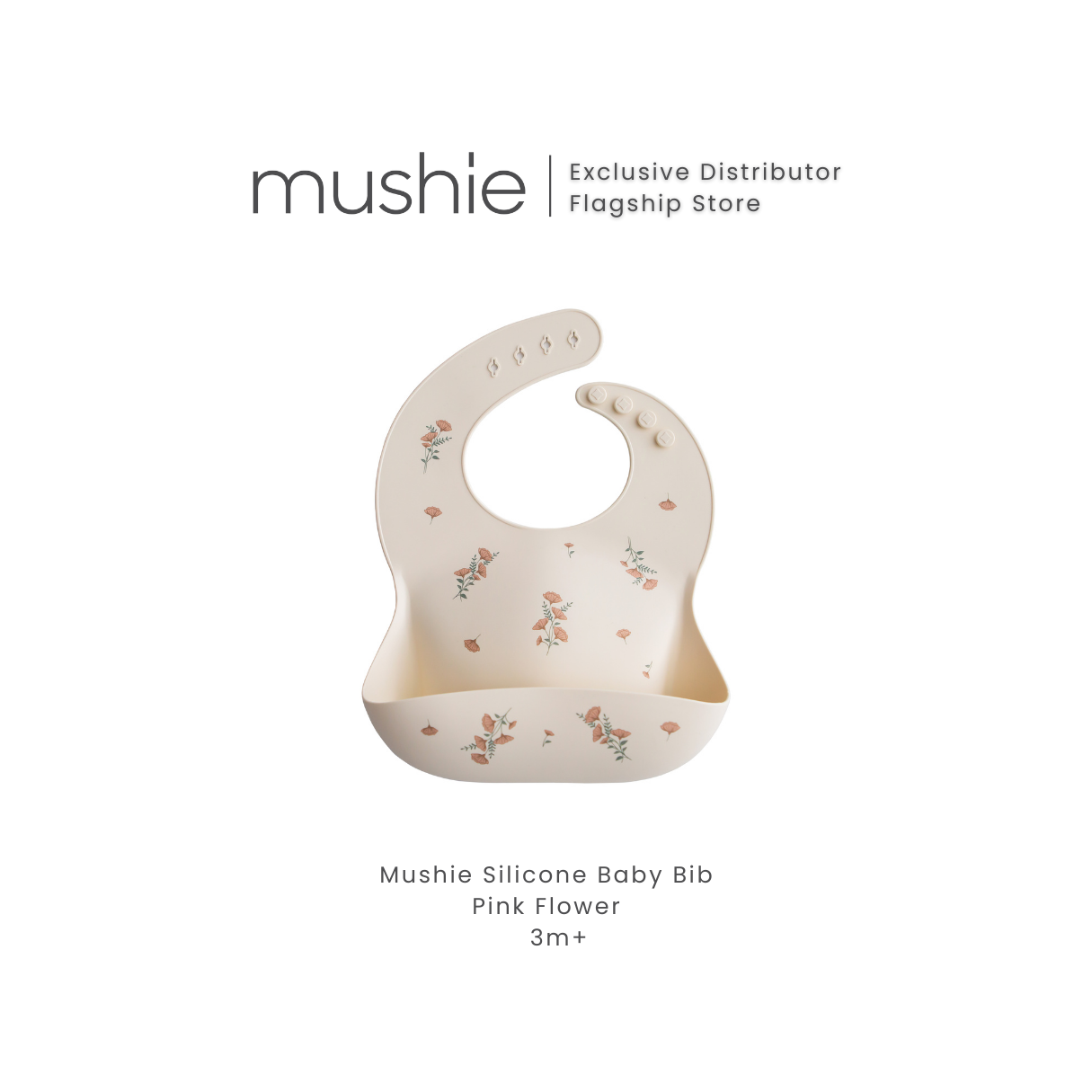 MUSHIE Silicone Baby Bib