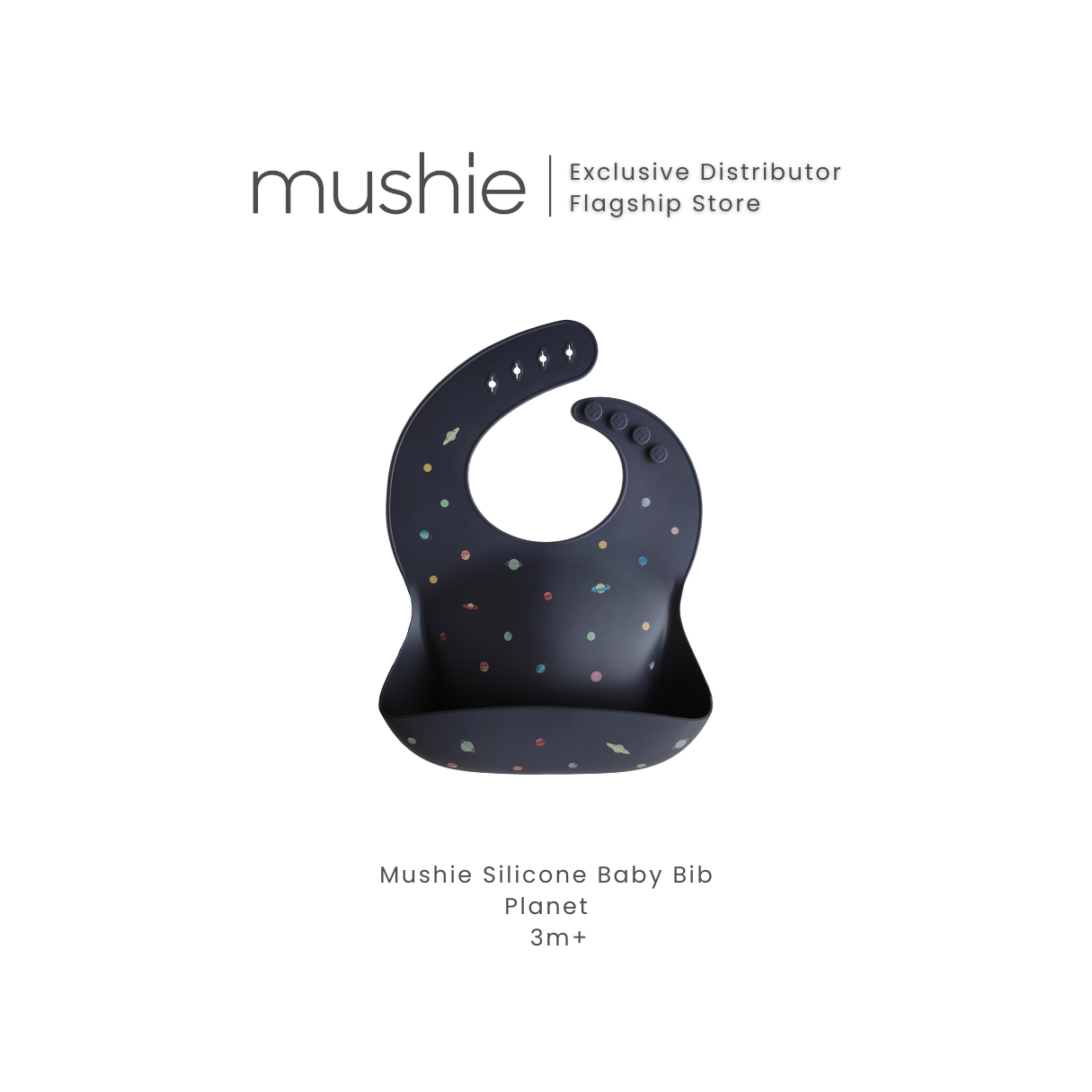 MUSHIE Silicone Baby Bib