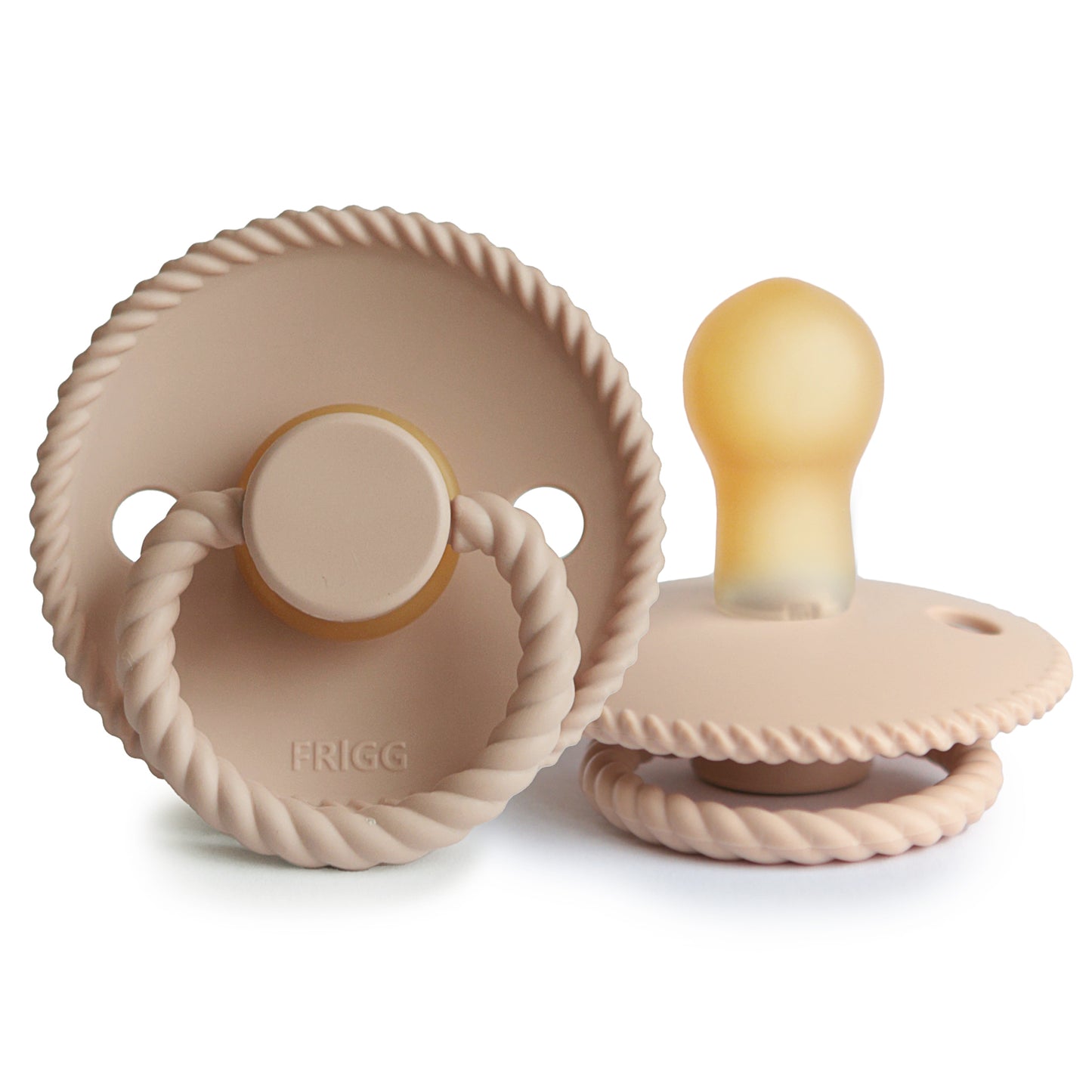 FRIGG Rope Natural Rubber Baby Pacifier (Single Pack)
