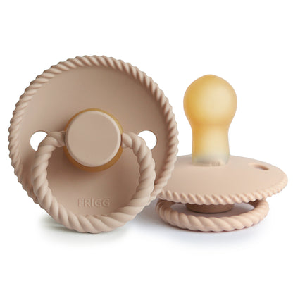 FRIGG Rope Natural Rubber Baby Pacifier (Single Pack)