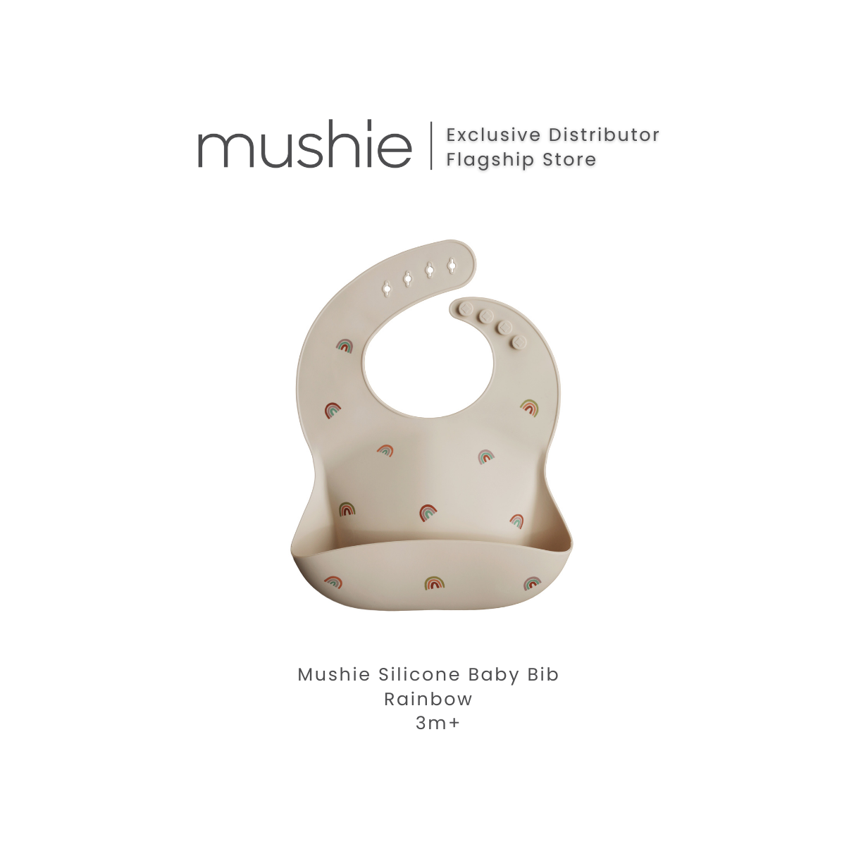 MUSHIE Silicone Baby Bib