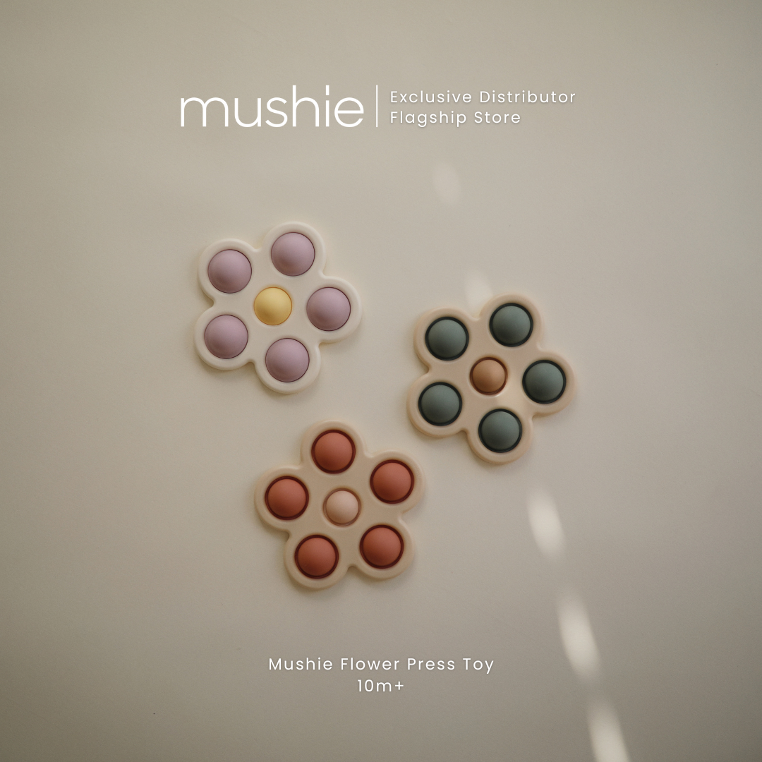 MUSHIE Flower Press Toy