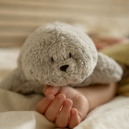 Seal Moonie 2.0 Organic Humming Baby Sleep Aid Stuffed Toy with Smart Cry Detector (Copy) (Copy)
