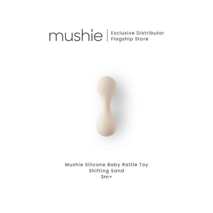 MUSHIE Silicone Baby Rattle Toy