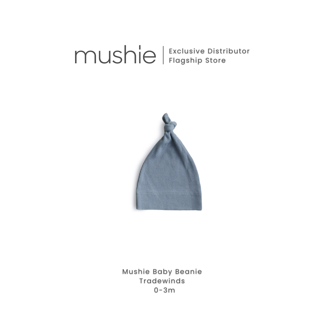 MUSHIE Clothing Ribbed Baby Beanie