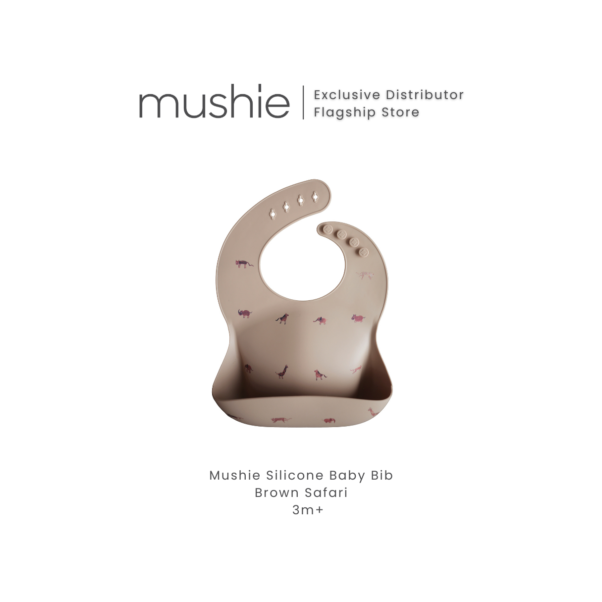MUSHIE Silicone Baby Bib