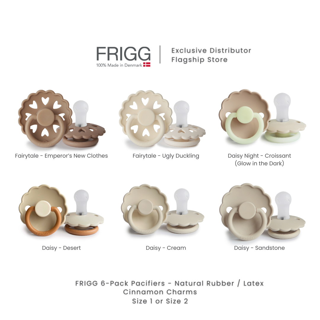 FRIGG 6-Pack Natural Rubber Latex or Silicone Pacifiers | SAVERS PACK