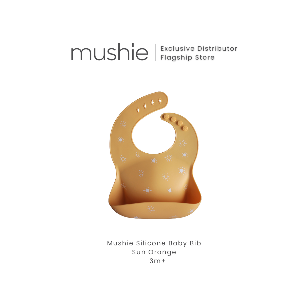 MUSHIE Silicone Baby Bib