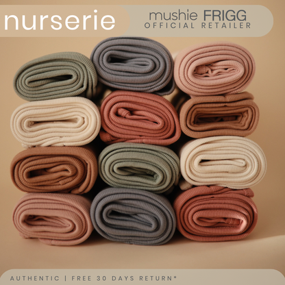 Mushie Organic Cotton Blend Ribbed Softness Baby Blanket