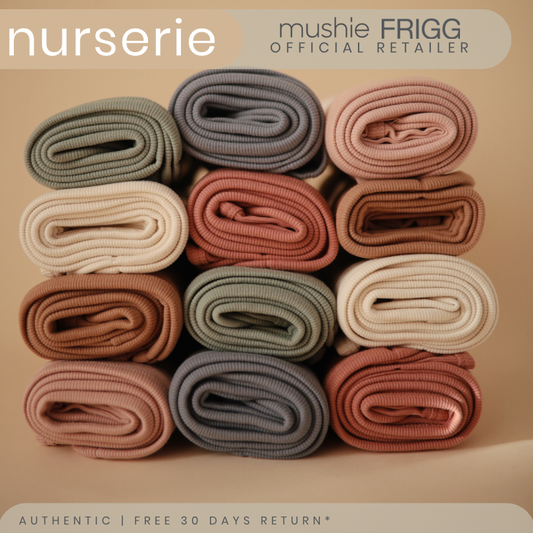 Mushie Organic Cotton Blend Ribbed Softness Baby Blanket