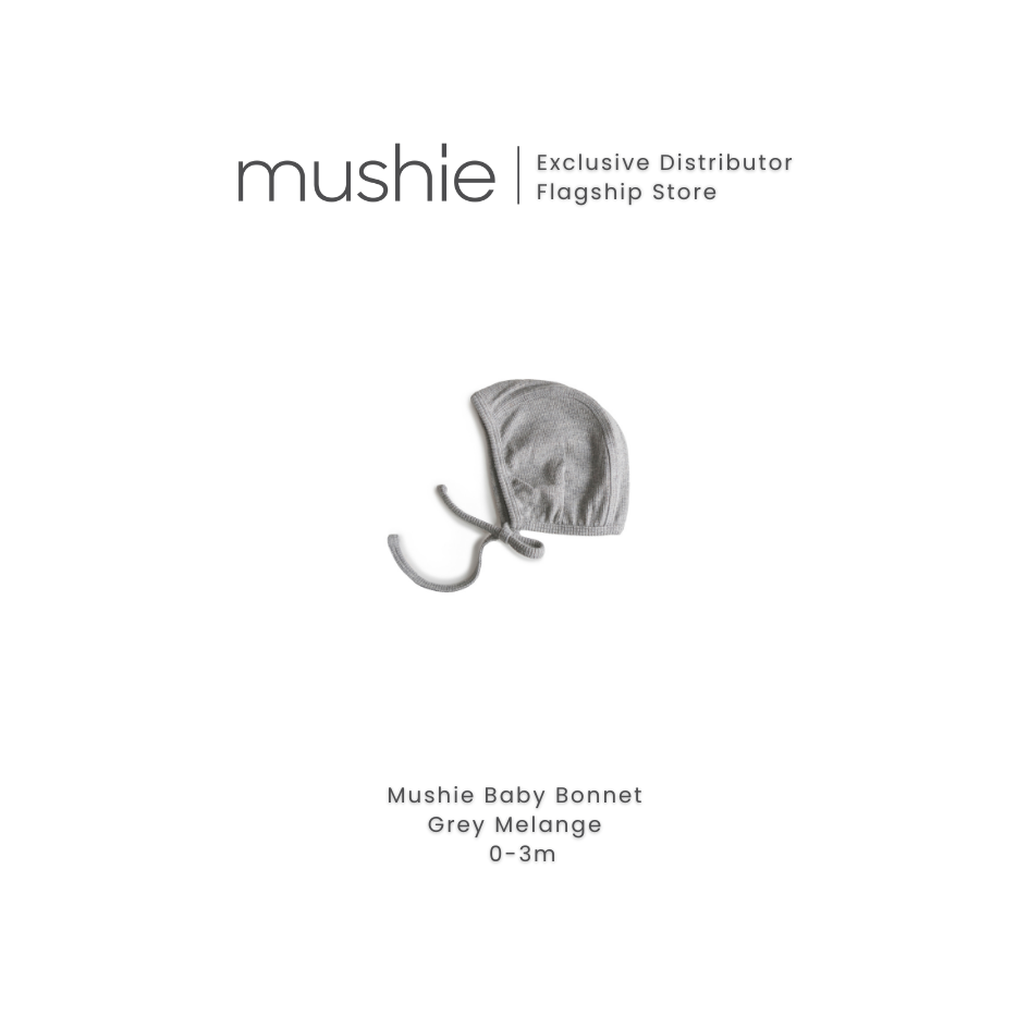 MUSHIE Clothing Ribbed Baby Bonnet