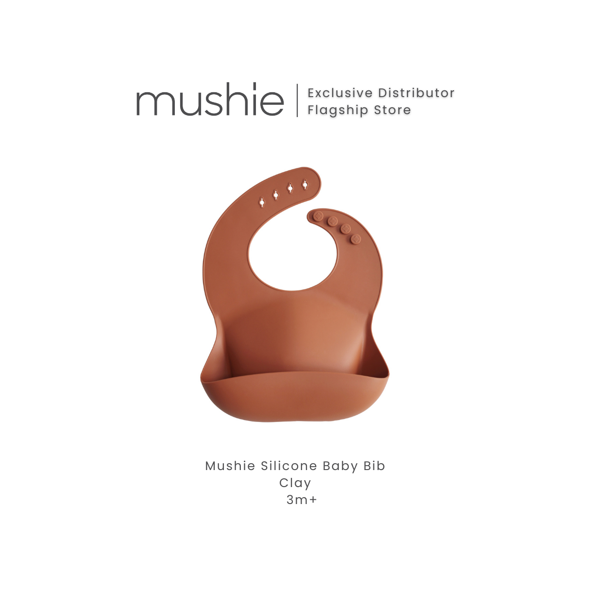 MUSHIE Silicone Baby Bib