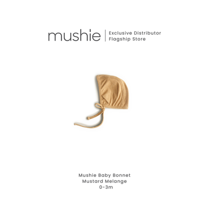 MUSHIE Clothing Ribbed Baby Bonnet