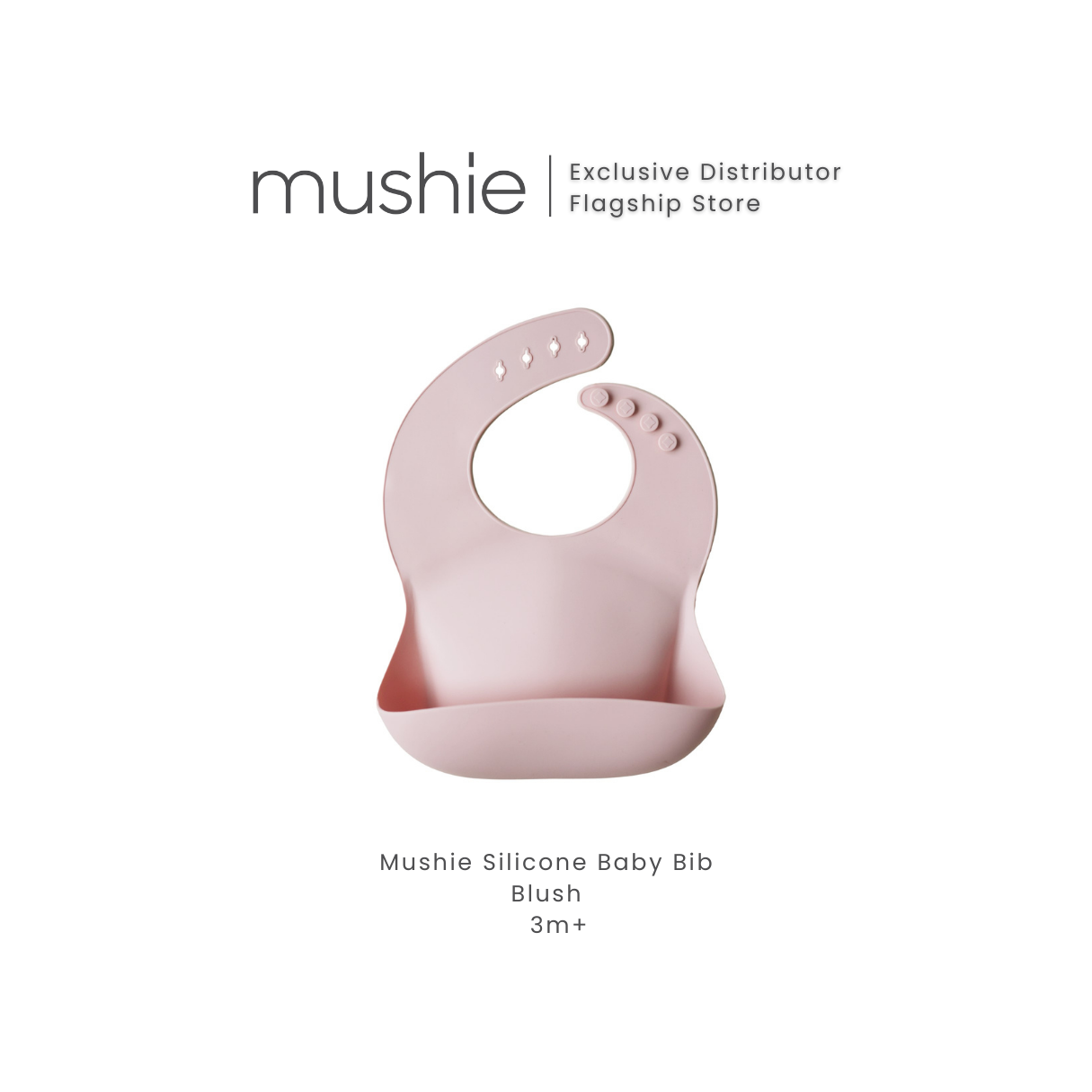 MUSHIE Silicone Baby Bib