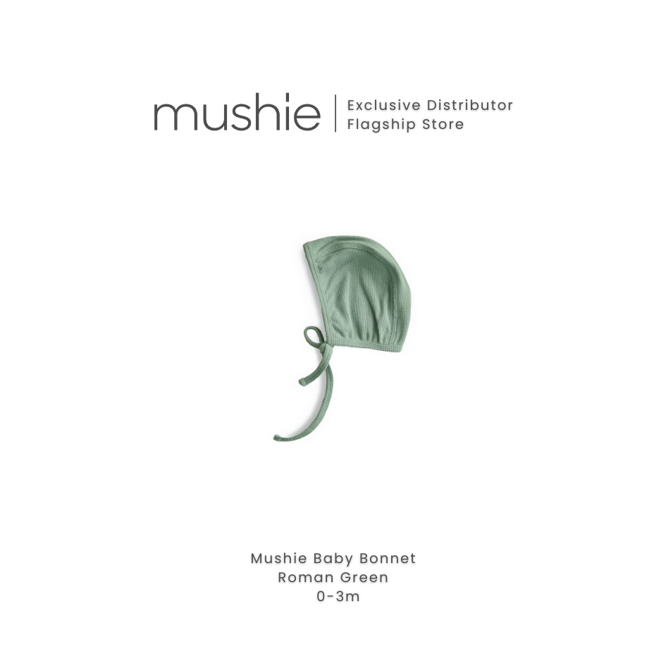 MUSHIE Clothing Ribbed Baby Bonnet